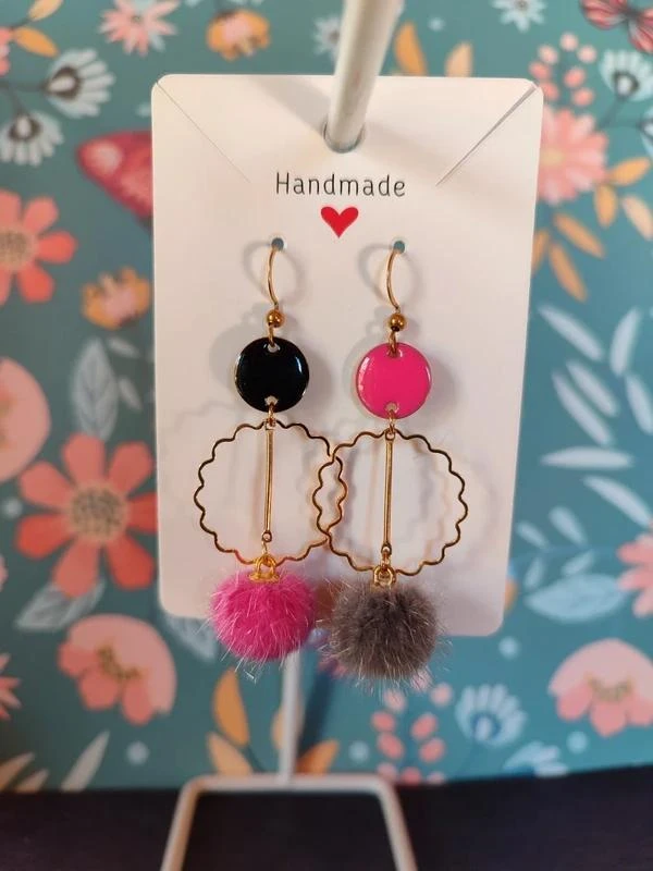 original, ultra-light, colorful earrings – photo 2